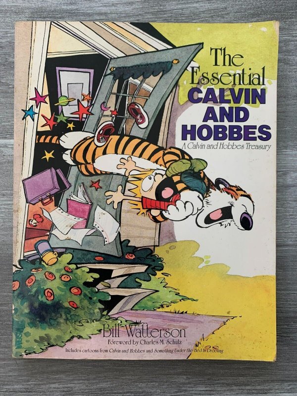 1988 THE ESSENTIAL CALVIN AND HOBBES by Bill Watterson SC VG/FN 5.0 McMeel