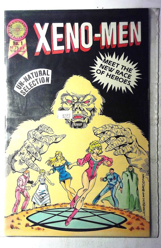 Xeno-Men #1 (1987) Blackthorne Publishing 1st Print Comic Book