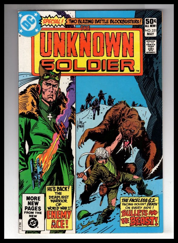 Unknown Soldier #251 (1981)  DC WAR CLASSIC!  / ECA5X