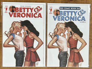 Betty & Veronica All New! #1,FCBD Adam Hughes Archie Comics Lot