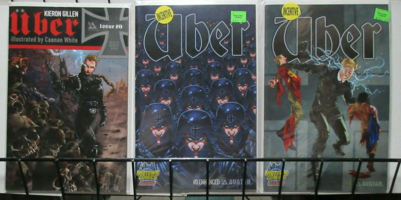 Uber (Avatar Press 2013) #0, 1 Kieron Gillen + Caanan White Midtown Covers