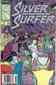 Silver Surfer #4 Newsstand Edition (1987)