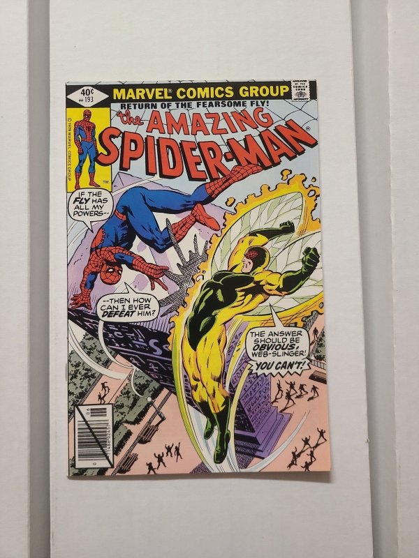 Amazing Spider-Man (Vol 1) #193 Key Peter and MJ break up VF/NM 1979 Marvel