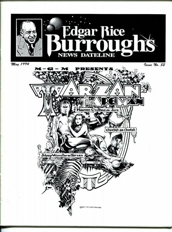 Edgar Rice Burroughs News Dateline #52 1994-Tarzan-comics-books-pulps-VF