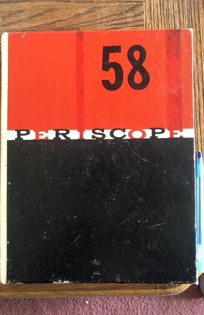 58 Periscope-1958 Wisconsin state college Auclair yearbook,unmarked