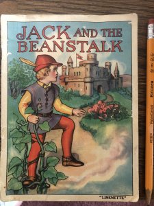 Jack and the beanstalk 1939 Unmarked on linen paper