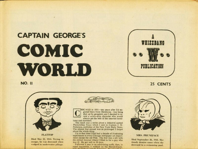 CAPTAIN GEORGES COMIC WORLD-REPRINTS-#11-DICK TRACY FN