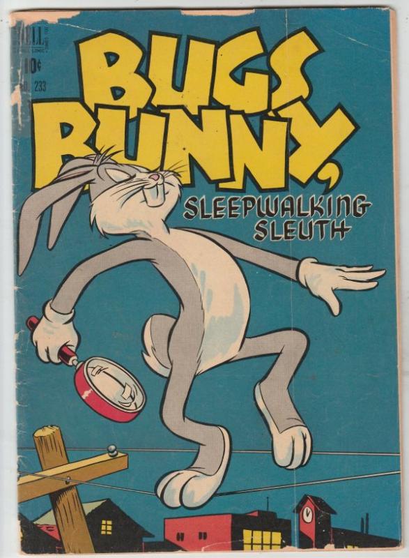 Four Color #233 (Jul-49) GD Affordable-Grade Bugs Bunny, Elmer Fudd, Porky Pi...