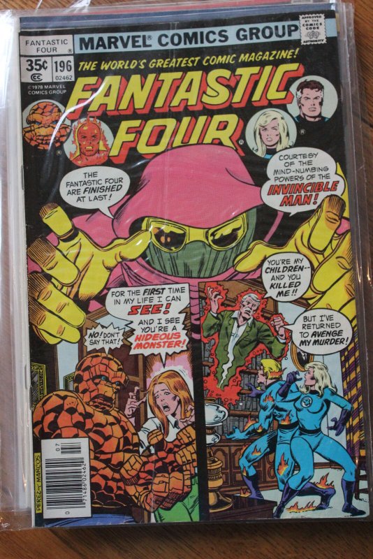 FANTASTIC FOUR #196 (Marvel,1978) Condition FN