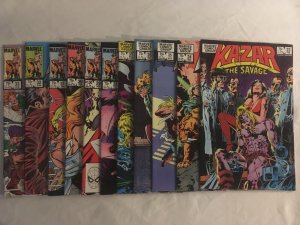 KA-ZAR THE SAVAGE #12-33 Mostly VF to VFNM Condition