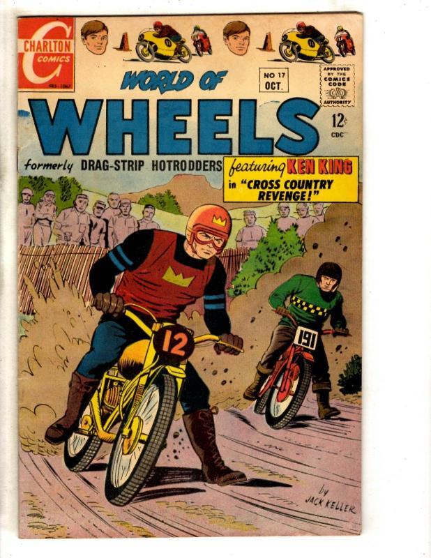 World Of Wheels # 17 FN/VF Charlton Comic Book Ken King Jack Keller  FH2