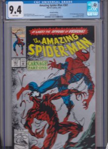 The Amazing Spider-Man #361  2'ND PRINT CGC 9.4 WP (1992) MAJOR KEY / NE...