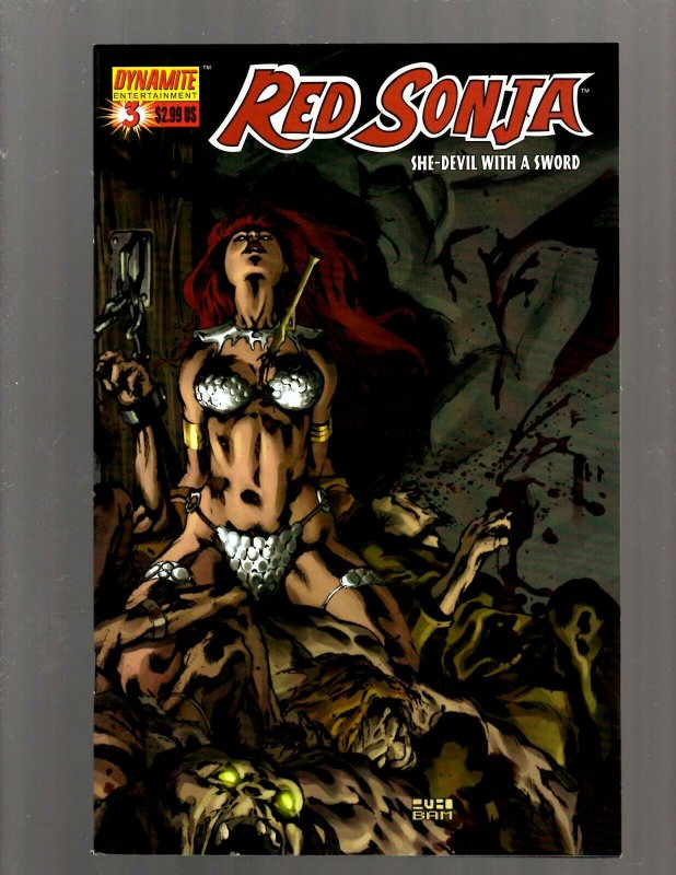 12 Red Sonja Dynamite Comic Books # 0 0 1 2 3 4 5 6 7 8 9 10 11 Conan Kull SM19