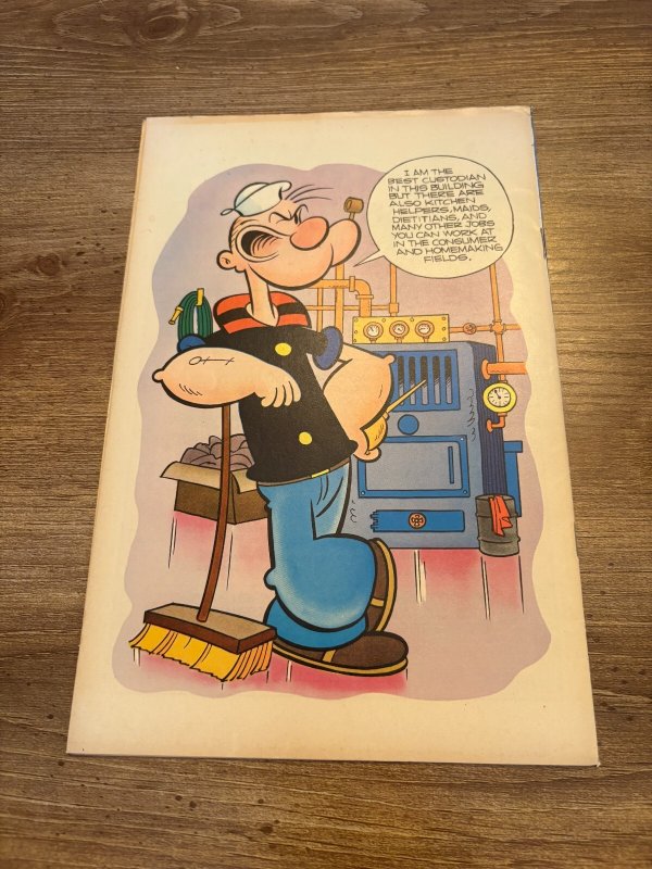 Popeye Consumer & Homemaking Careers # 1 FN King Comic Book 5 J409