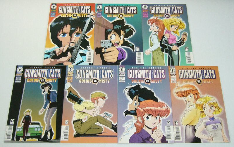 Gunsmith Cats: Goldie vs Misty #1-7 VF/NM complete series - studio proteus manga