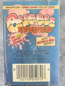 1981 Bubble Funnies Mini Comics Sealed Lot (5) Spider-Man Hulk Cap Archie Marvel