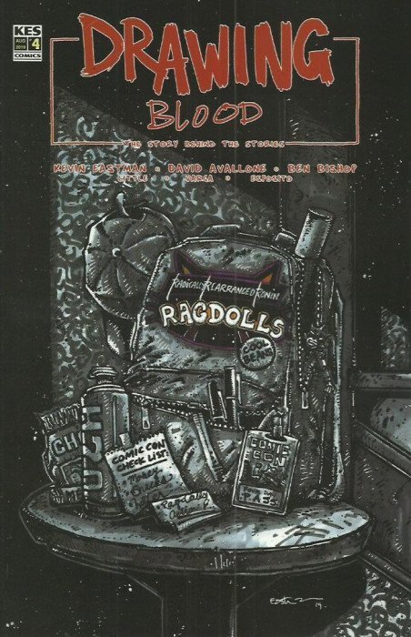 Drawing Blood (Kevin Eastman) #4B VF/NM ; Kevin Eastman | Eastman Variant