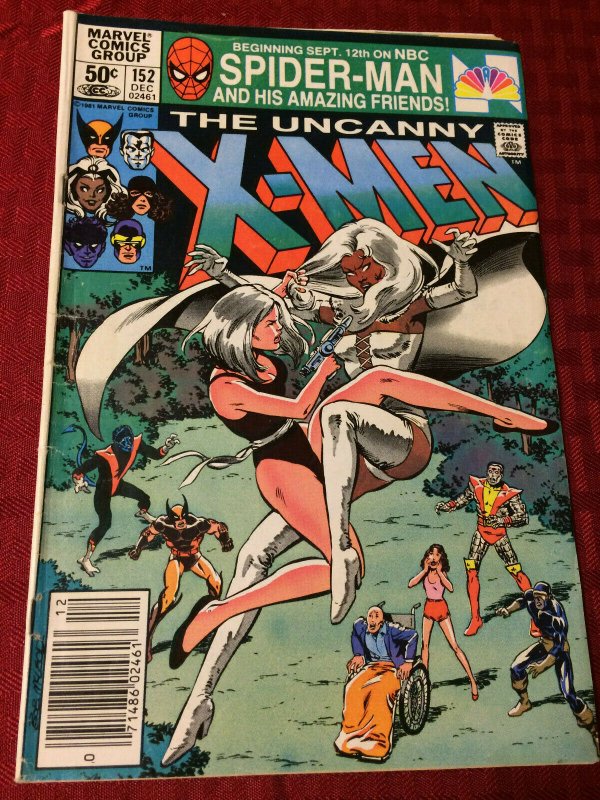 Uncanny X-Men #152 Marvel Comics (1981) FN The Hellfire Gambit