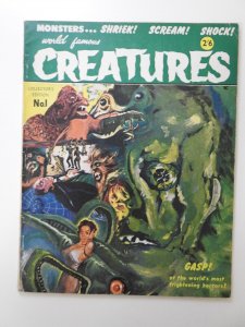 World Famous Creatures #1 Classic Monster Mag!! Sharp VF- Condition!