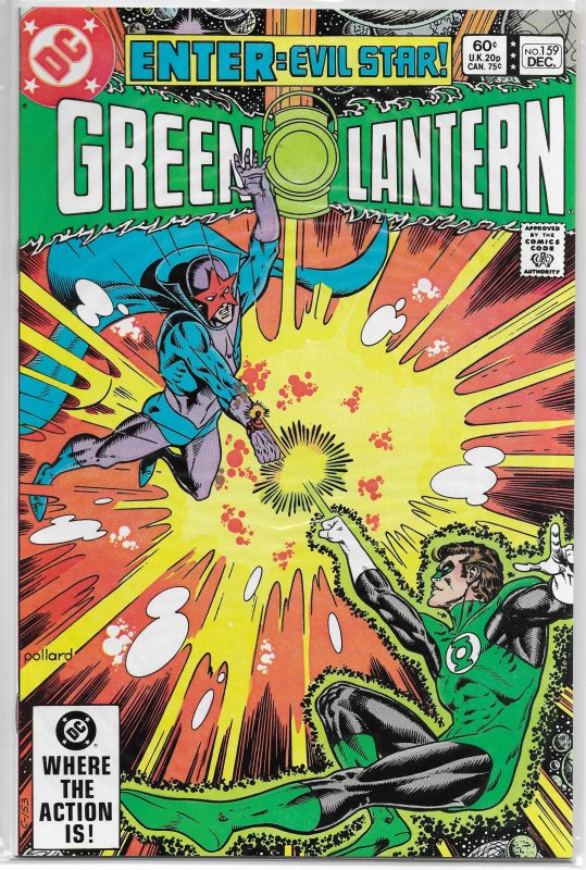 Green Lantern   vol. 2   #159 VF Corps, Barr/Pollard, Evil Star