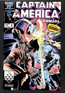 Captain America Annual #8 FN+ 6.5 Wolverine!