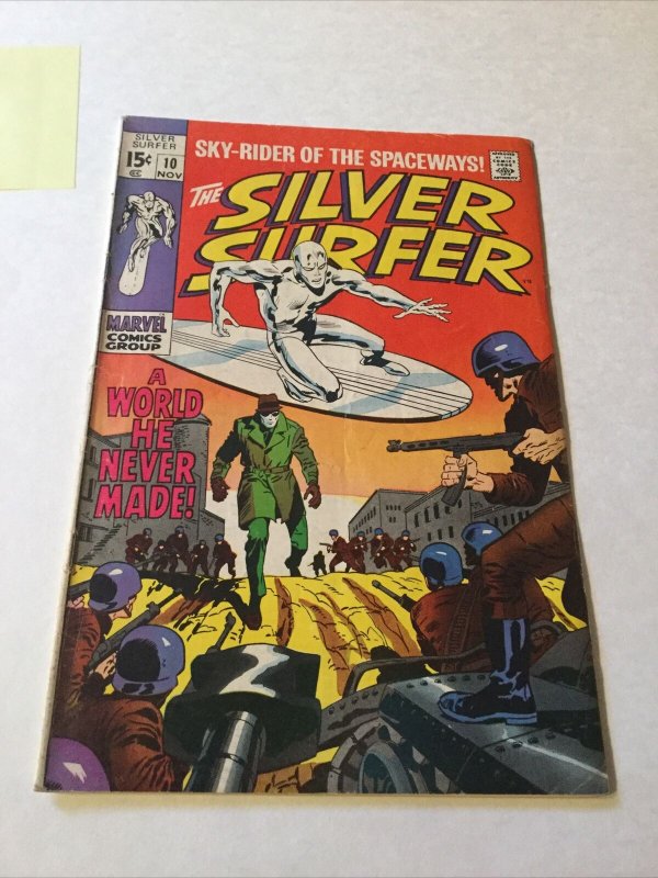 Silver Surfer 10 Vg Very Good 4.0 Marvel Comics