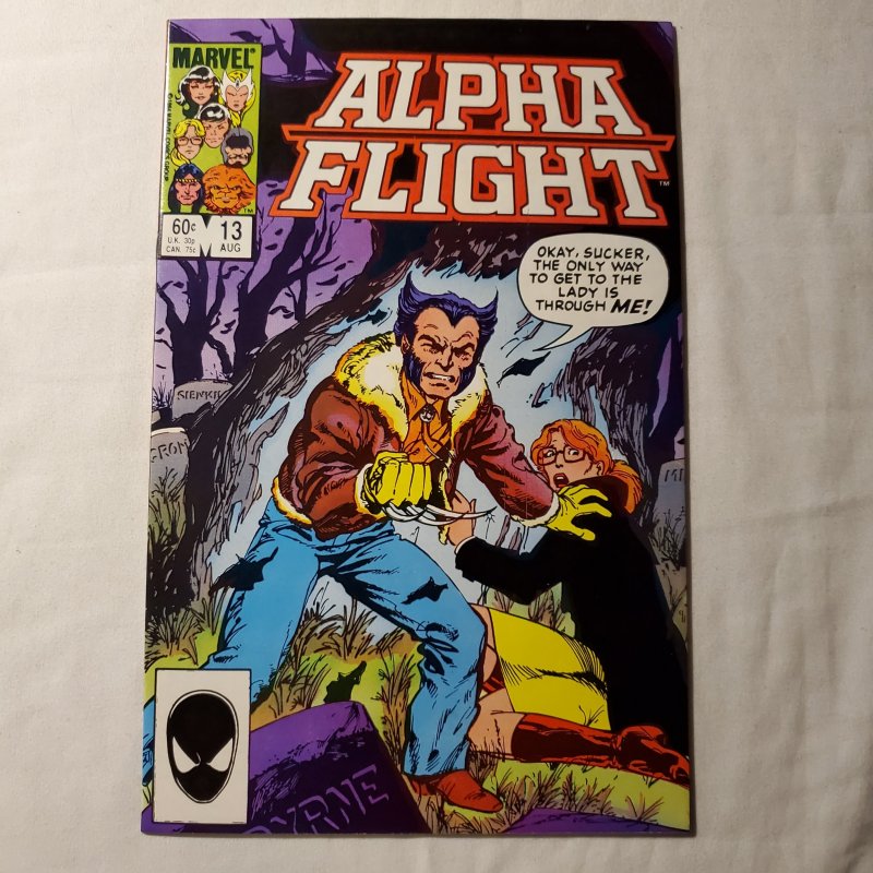 Alpha Flight 13 Near Mint- Story and art by John Byrne