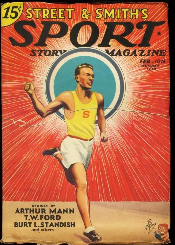 SPORT STORY PULP 1933 FEB 10 BASEBALL  HOCKEY  BOXING FN