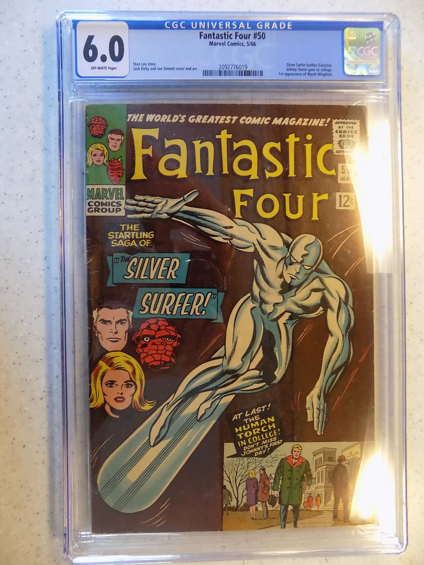 Fantastic Four # 50 CGC 6.0. Classic Silver Surfer Cover | Comic Books ...