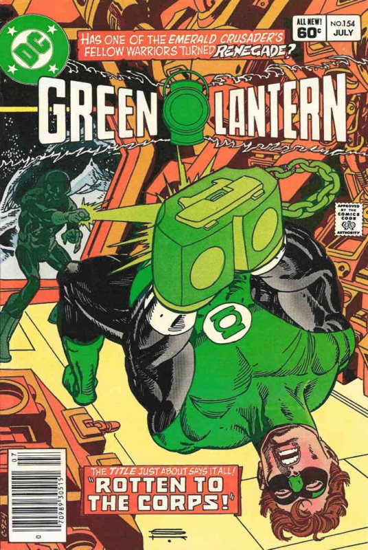 Green Lantern (2nd Series) #154 (Newsstand) FN ; DC | July 1982 Gil Kane