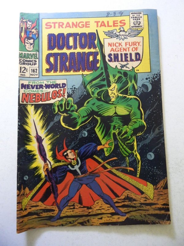 Strange Tales #162 (1967) VG Condition moisture stains