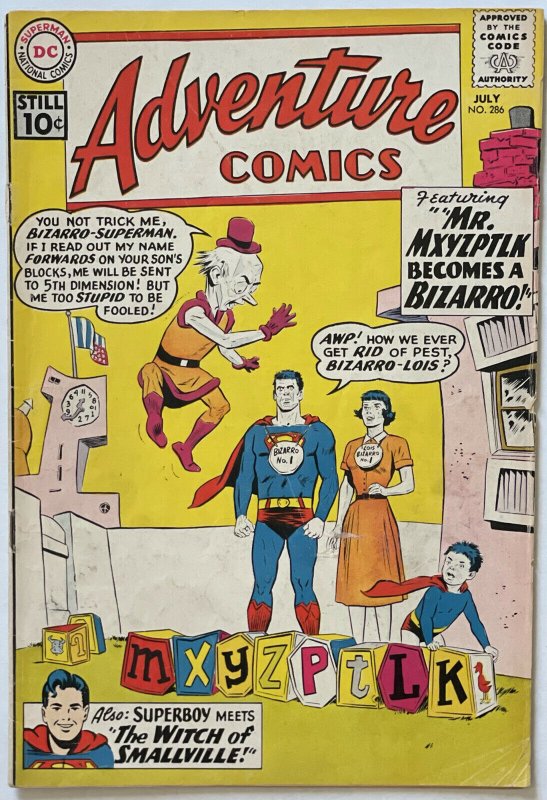 Adventure Comics #286 (1938 DC) 1ST BIZARRO MR MXYZPTLK VG