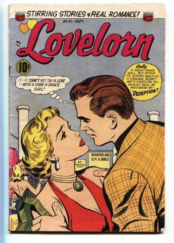 Lovelorn Comics #41 1953- Dime-A-Dance girl story-GGA