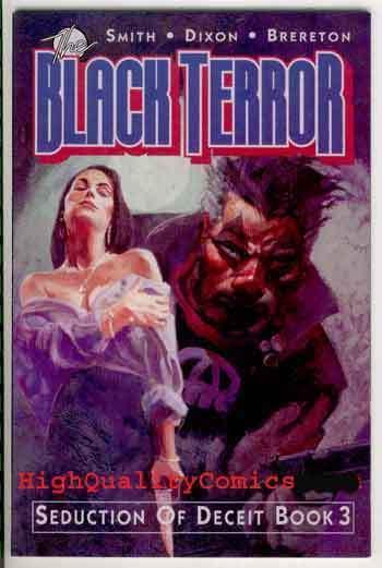 BLACK TERROR 3, NM+, Dan Brereton, Seduction, 1990, Eclipse,more indies in store