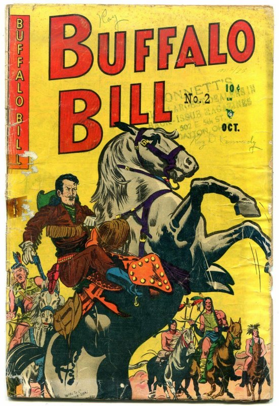 Buffalo Bill #2 1950- Wild Bill Hickok-Annie Oakley Golden Age Western FAIR