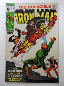 Iron Man #15 (1969) Sharp VF- Condition!
