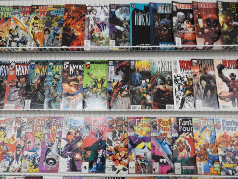 Huge Lot 190+ Comics W/ Deadpool, Wolverine,  Fantastic Four+ Avg VF Condition!!