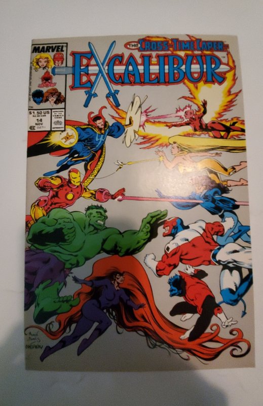 Excalibur #14 (1989) NM Marvel Comic Book J741