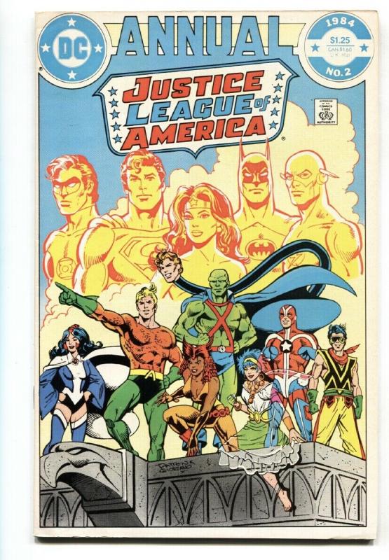 Justice League of America Annual #2 comic book 1984 1st VIBE and GYPSY