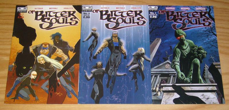 Of Bitter Souls #1-3 VF- complete series - supernatural hunters in new orleans