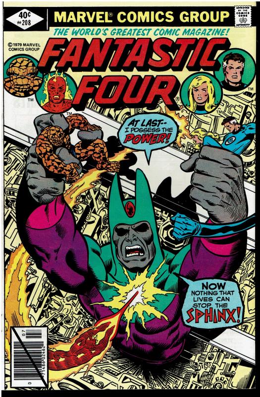 Fantastic Four #208, 9.0 or Better