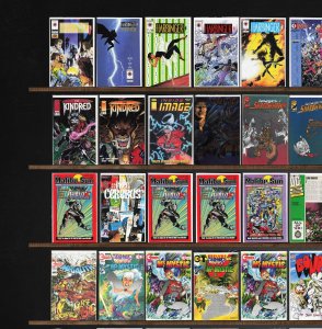 Huge Lot 150+ Comics with Harbinger, The H.A.R.D. Corps, The Malibu Sun & More!