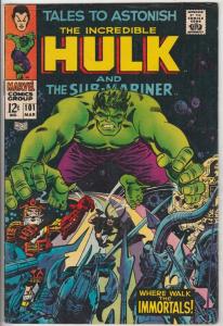 Tales to Astonish #101 (Mar-68) VF+ High-Grade Incredible Hulk, Namor