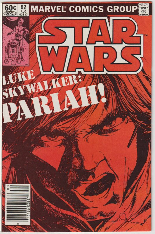 Star Wars #62 (Aug 1982, Marvel), FN condition (6.0)