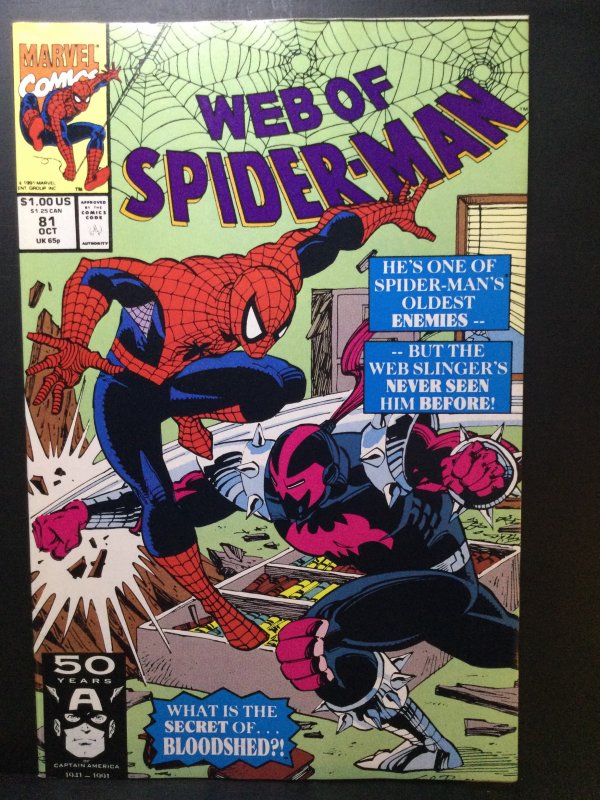 Web of Spider-Man #81 Direct Edition (1991)