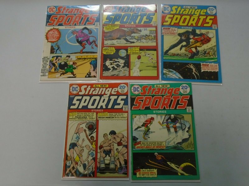 Strange Sports Stories near set #1- #6 avg 5.0 VG FN (1973)