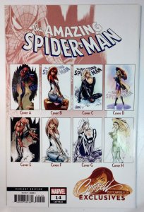 The Amazing Spider-Man #14 (9.6, 2019) Campbell Signed Cover K
