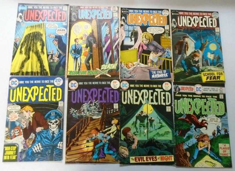 DC Bronze Age Horror Unexpected Comic Lot, From:#125-207, 20 Diff. Average 5.0