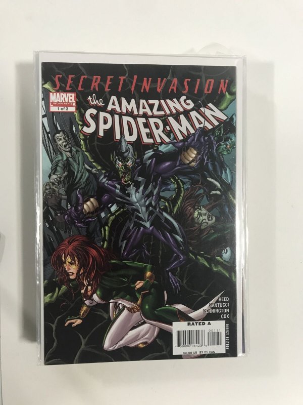 Secret Invasion: The Amazing Spider-Man #1 (2008) NM3B193 NEAR MINT NM