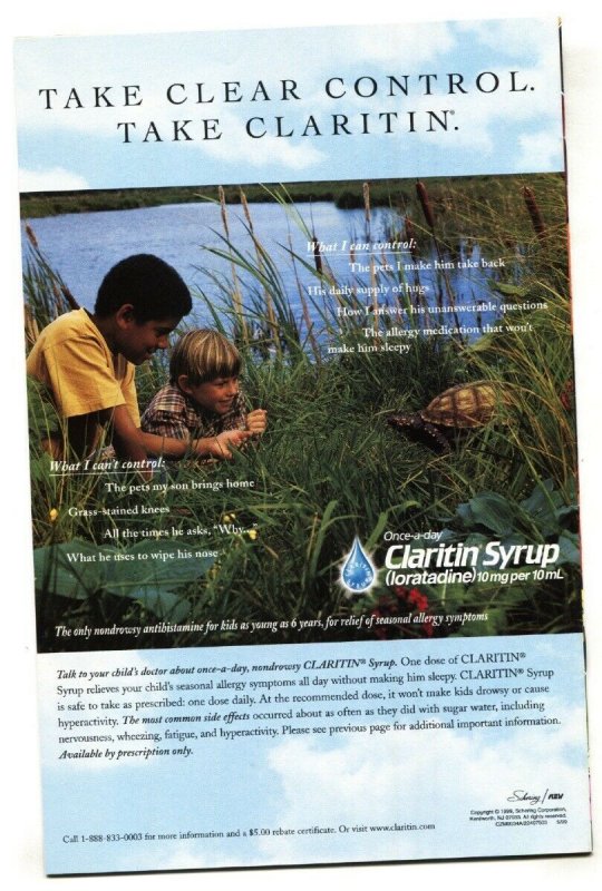 claritin magazine ad